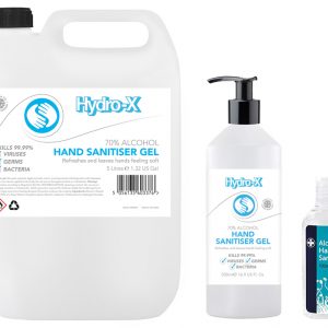 HXS Hand Sanitiser Gel Range UK