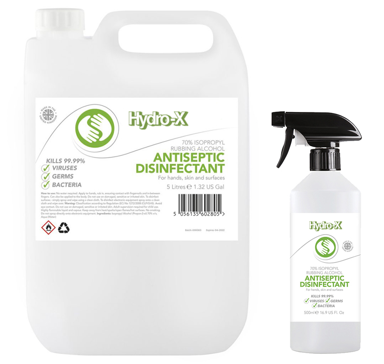 Antiseptic Disinfectant Effective against COVID HX